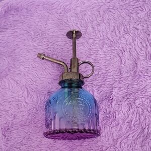 Purple and Blue Glass Plant Mister